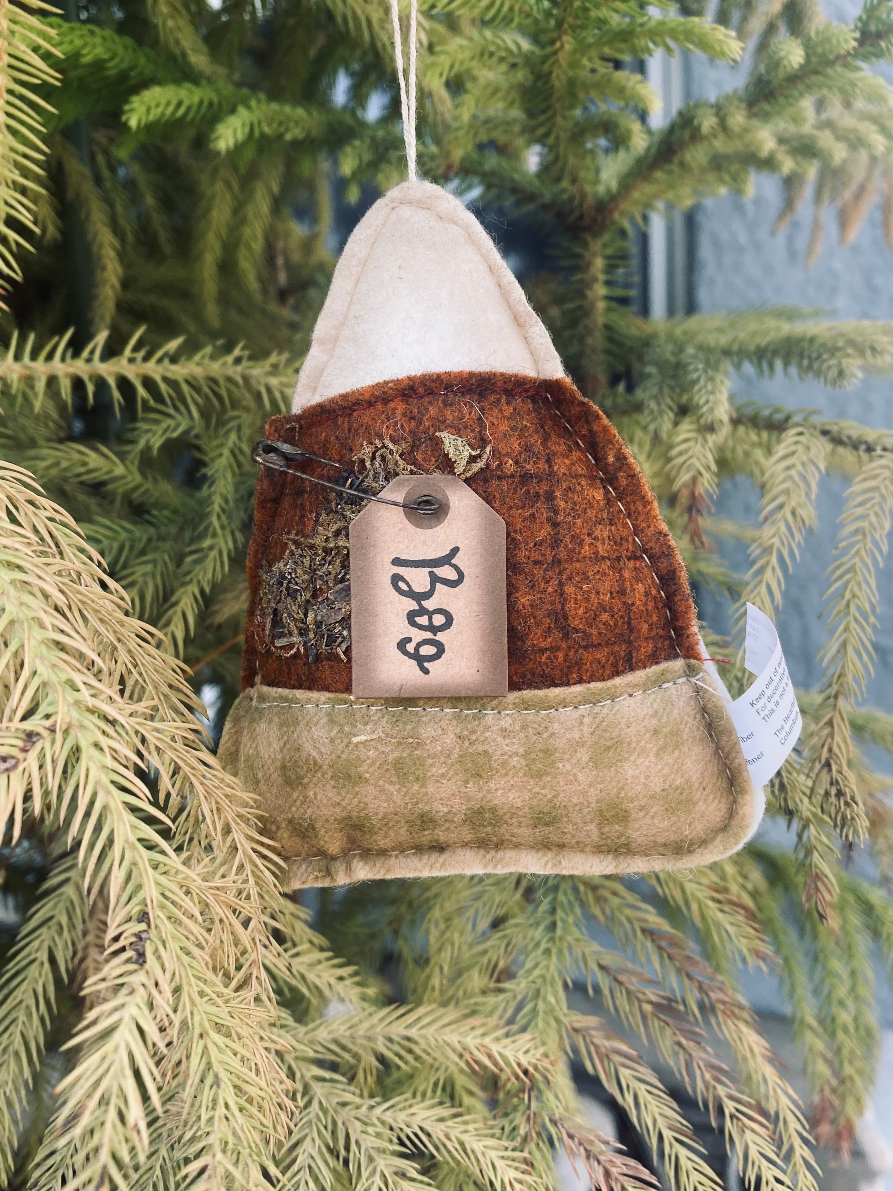 Felt Candy Corn Ornament