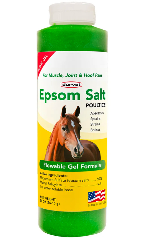 Epsom Salt Poultice for Horses
Durvet 20oz Flowable