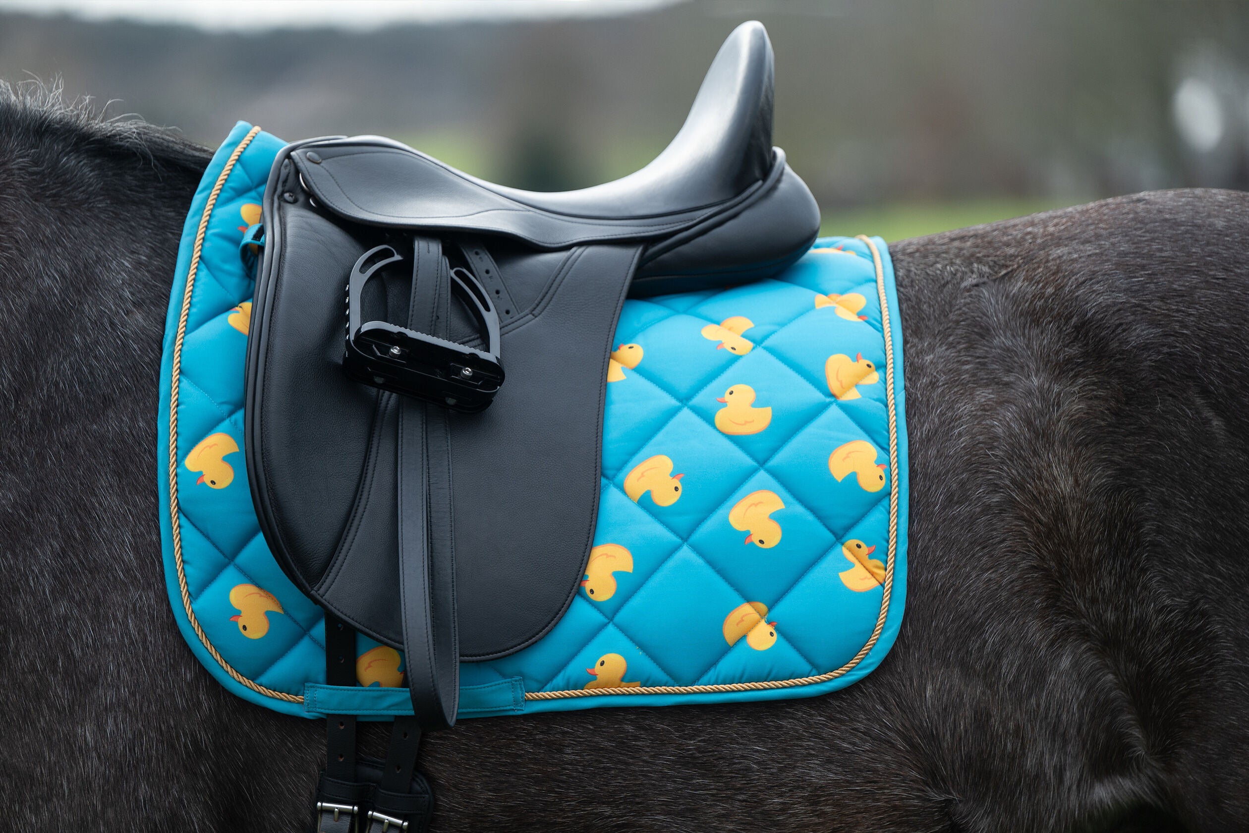 HKM Naples Rubber Ducky Saddle Pad