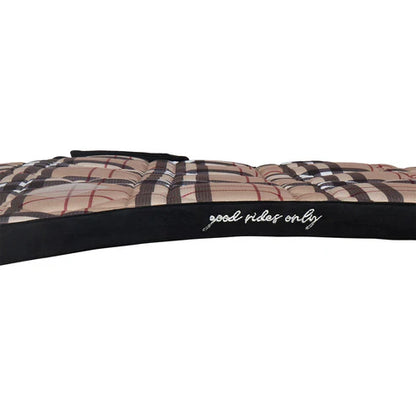 Dapple bay Holiday Plaid Jump Saddle Pad-Tan