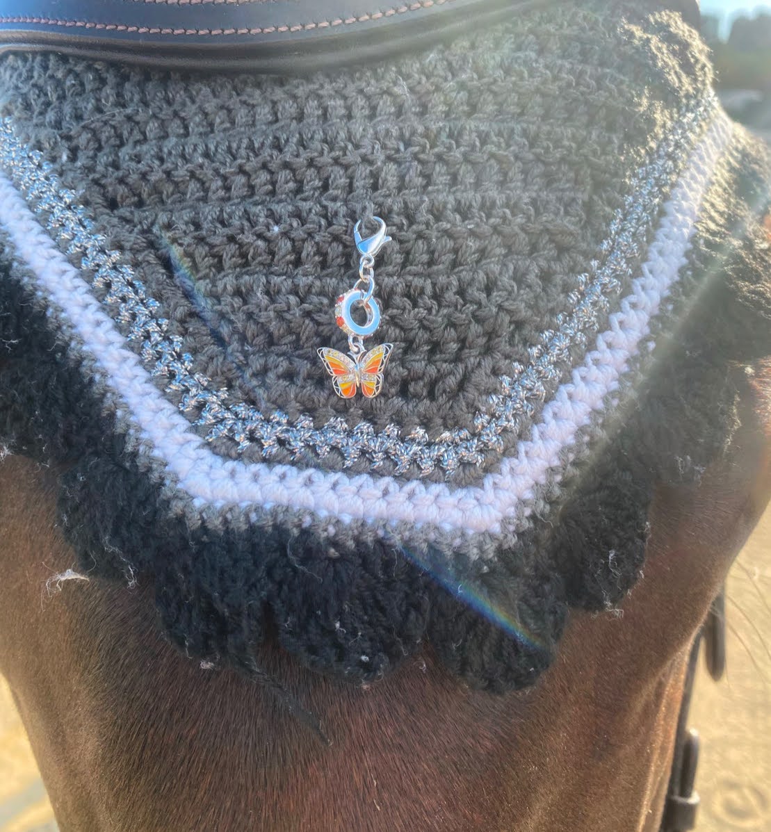 Orange Buttertfly Charm