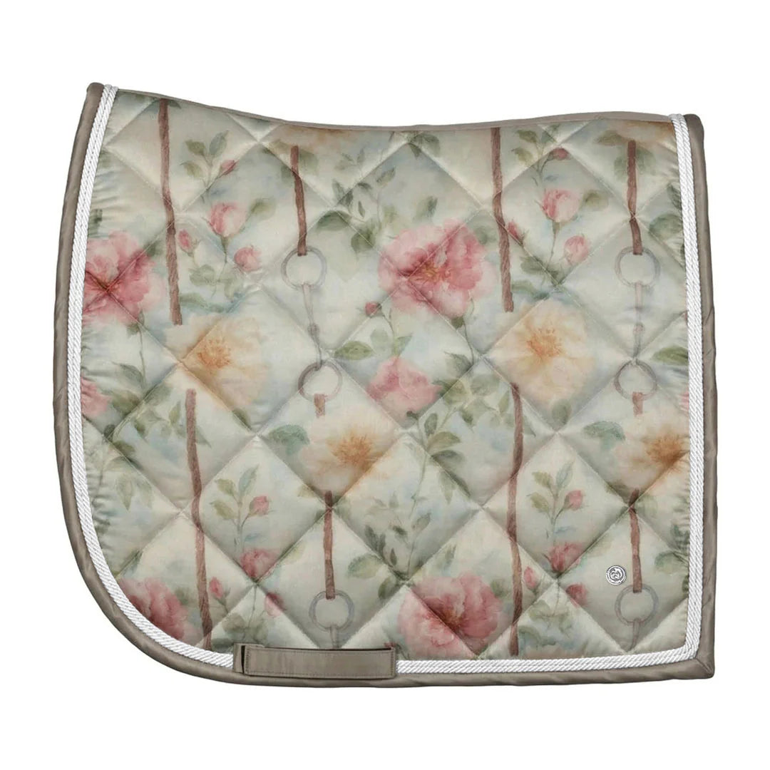 Dapplebay Vintage Floral Dressage Saddle Pad