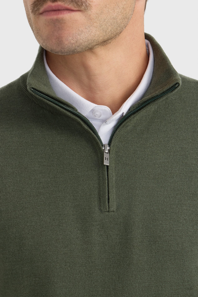 Parmo Unisex Pullover 1/4 Zip Sweater