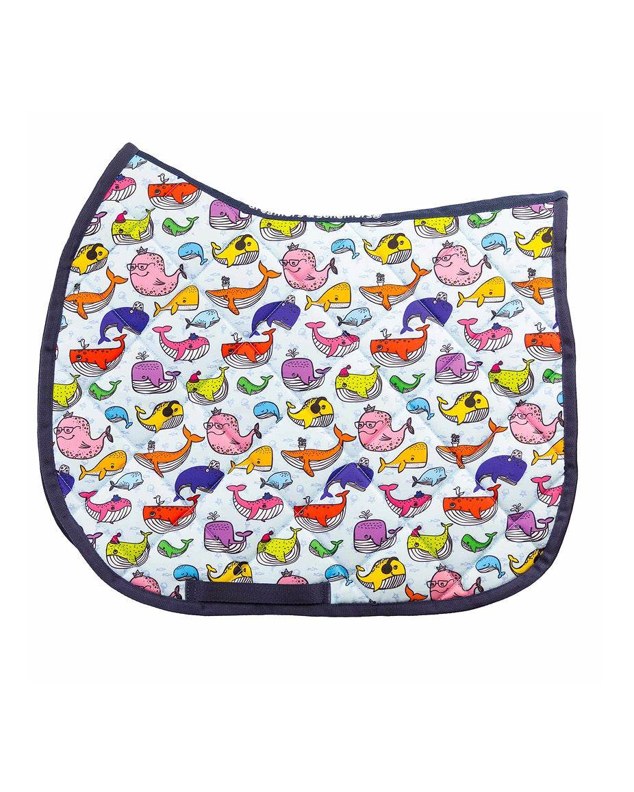 Whale Whale Whale Saddle Pad