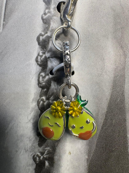 Twin Avocado Charm