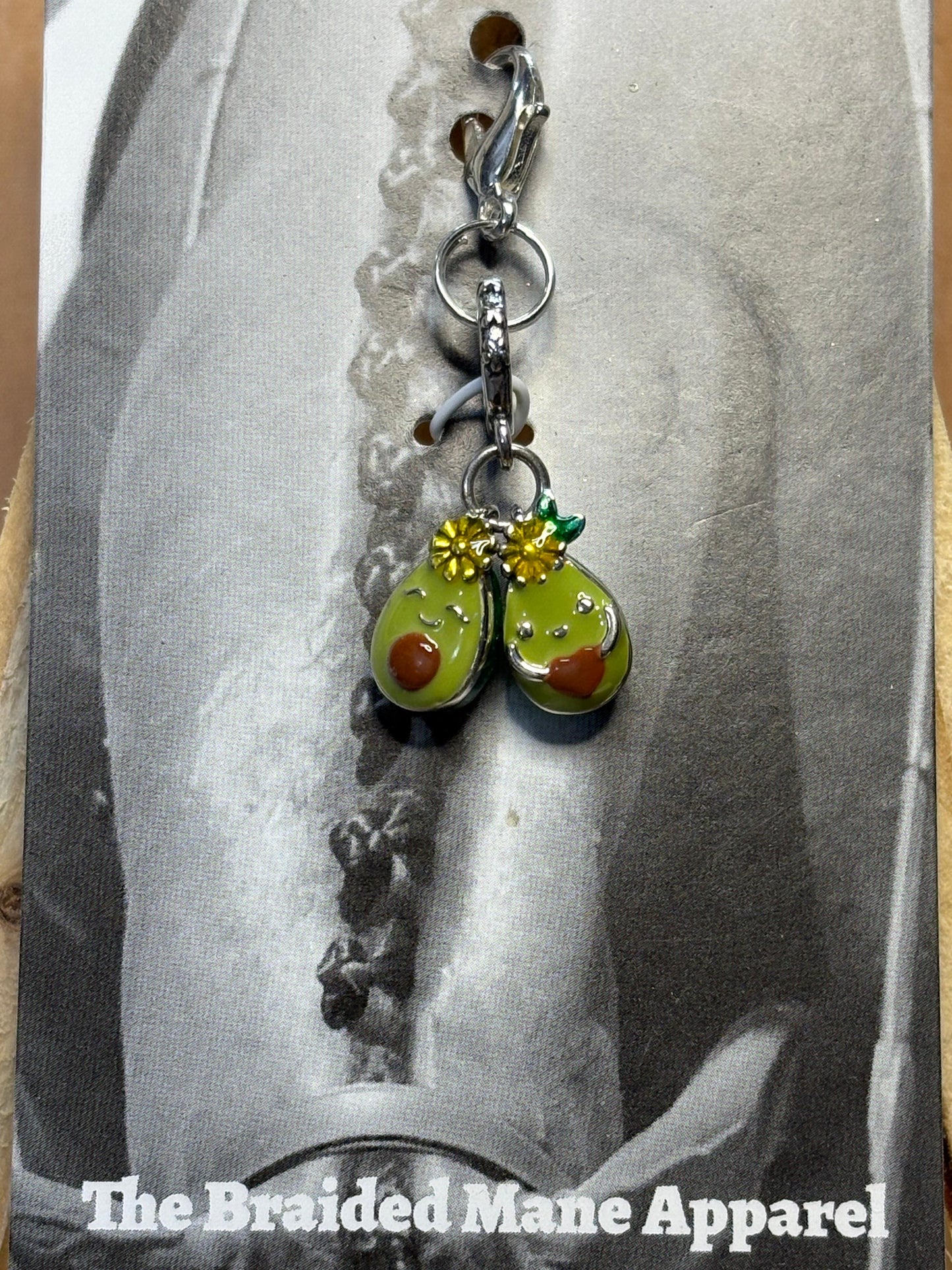 Twin Avocado Charm