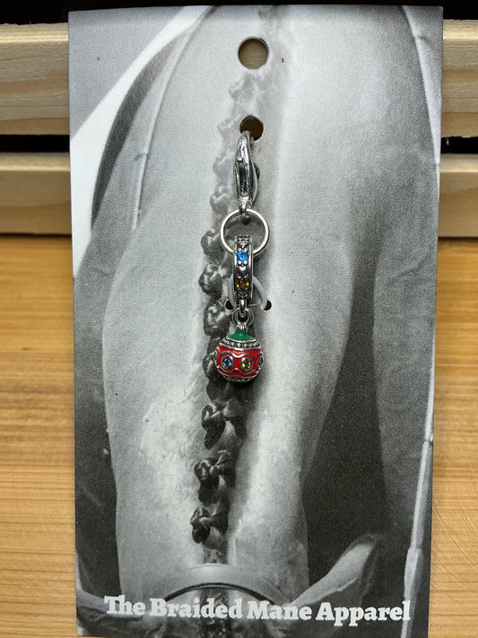 Red Holiday Bell Charm