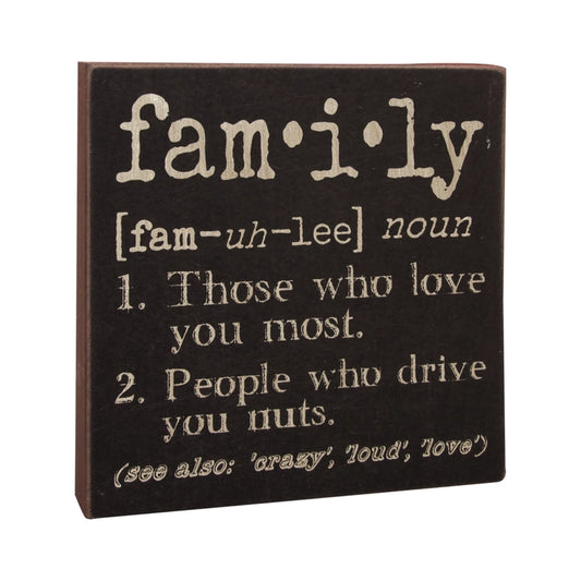 Family Definition Block Sign image 0