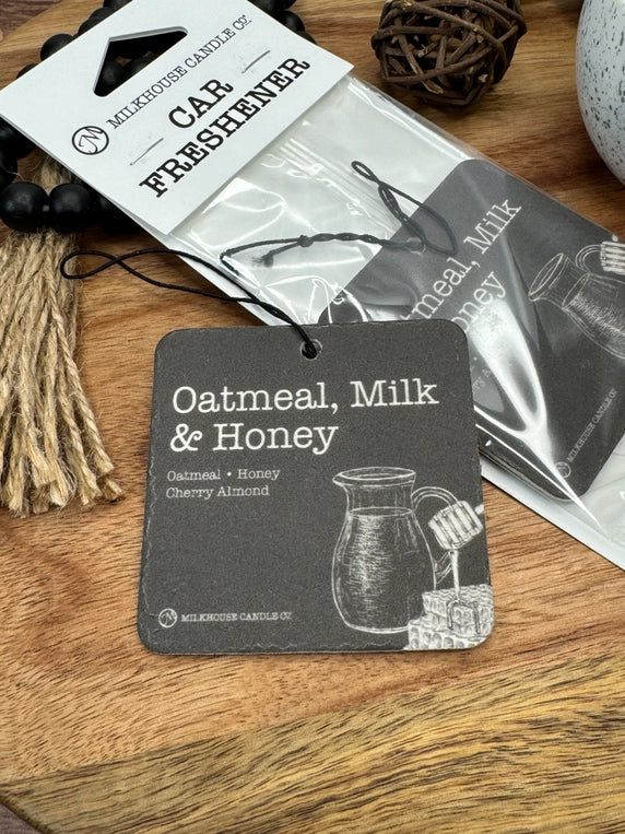 Car Freshener: Oatmeal, Milk & Honey image 1