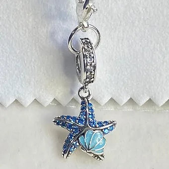 Starfish and Shell Charm image 0