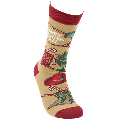 Merry Christmas Y'all Socks
