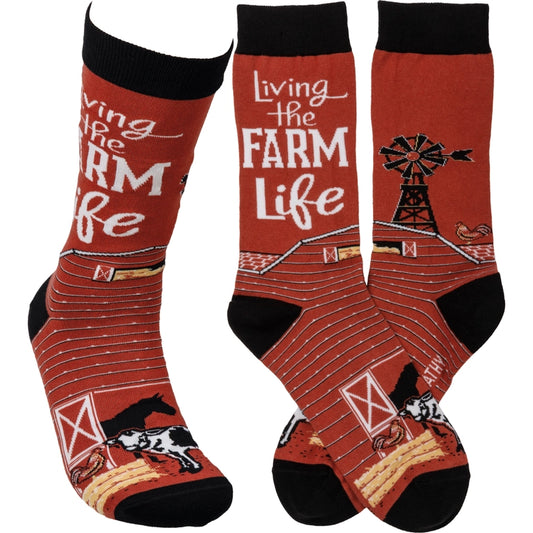 Living the Farm Life Socks image 0