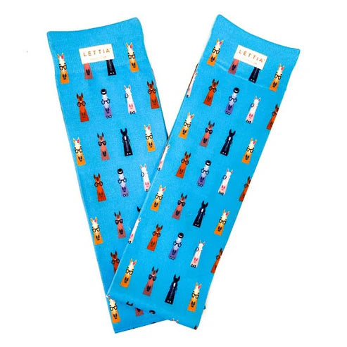 Lettia Hip Horses Boot Socks image 0
