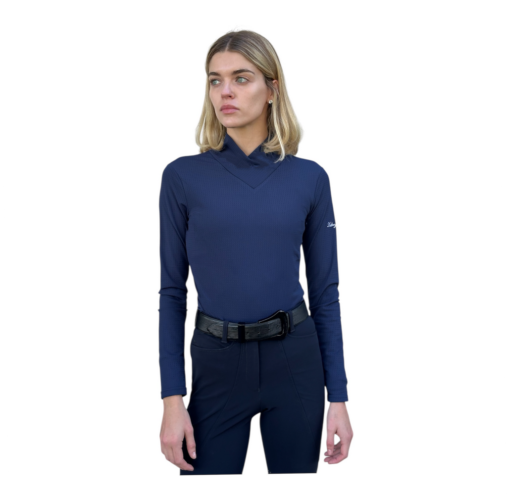Turtle Lux Schooling Shirt Navy