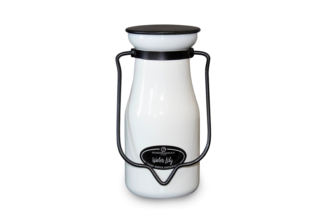 8 oz Milkbottle Candle: Water Lily image 1
