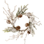 Flocked Snowball Candle Ring image 3