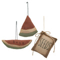3/Set, Watermelon & Seeds Ornaments image 0