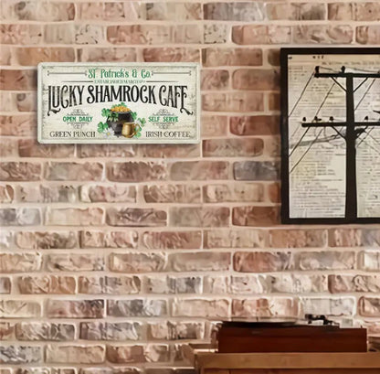 Lucky Shamrock Cafe Sign image 0