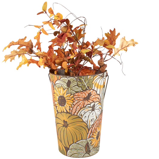 Fall Pumpkins Wall Bucket