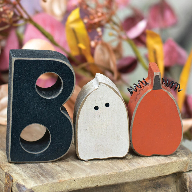 3/Set, "Boo Ghost & Pumpkin Blocks image 0