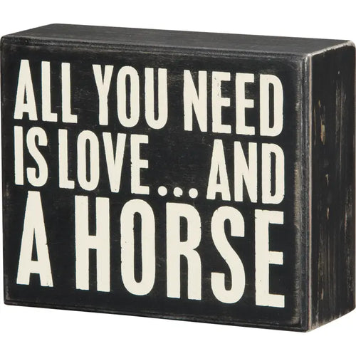A Horse Box Sign image 0