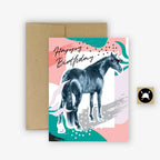 Pop Art Horse Birthday Card image 0