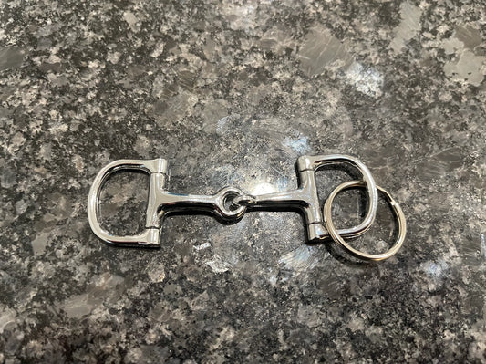Horse Snaffle  Bit Keychain image 0