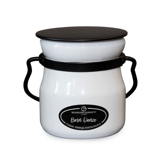 5 oz Cream Jar Soy Candle: Barn Dance image 0