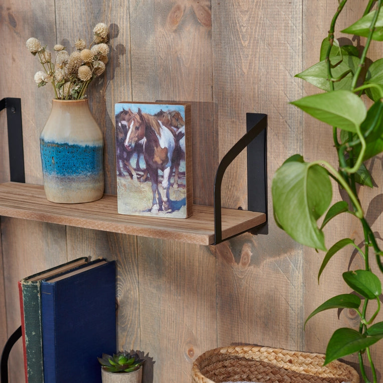 Painted Horse Block Sign image 1