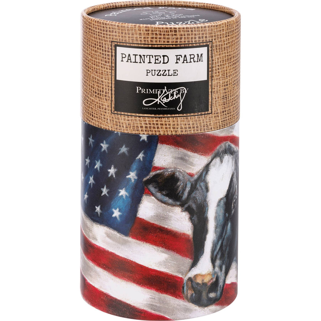 Cow And Flag Puzzle