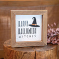 Happy Halloween Witches Framed Sign image 0
