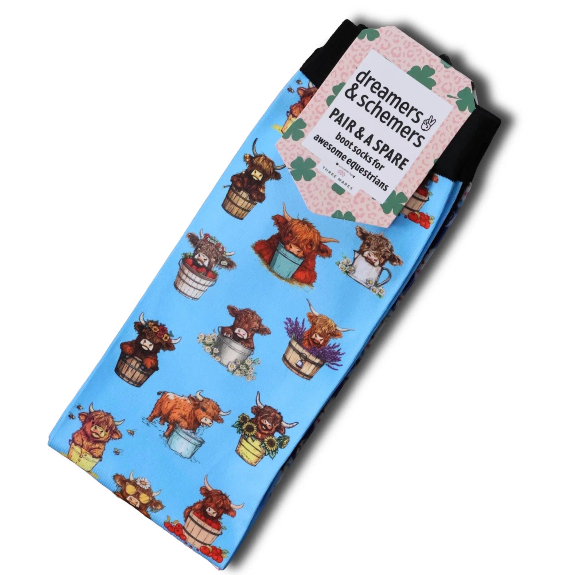 Highland Cow Pair & A Spare Socks