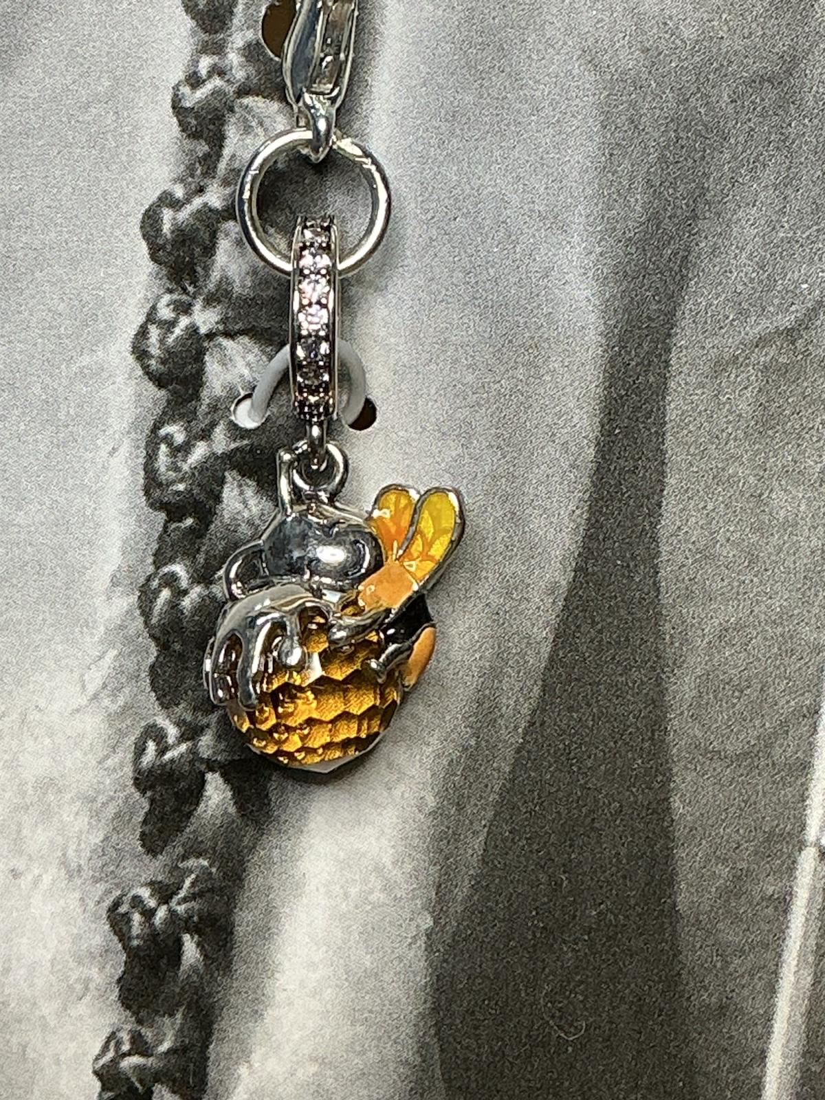 Honeycomb with Bee Charm