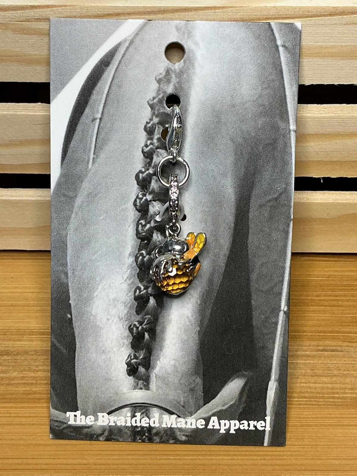 Honeycomb with Bee Charm