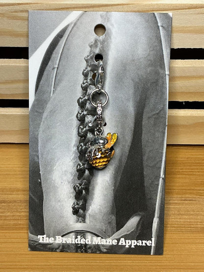 Honeycomb with Bee Charm