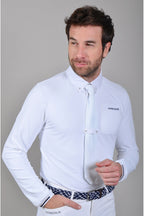 Piano Mens long sleeve polo
