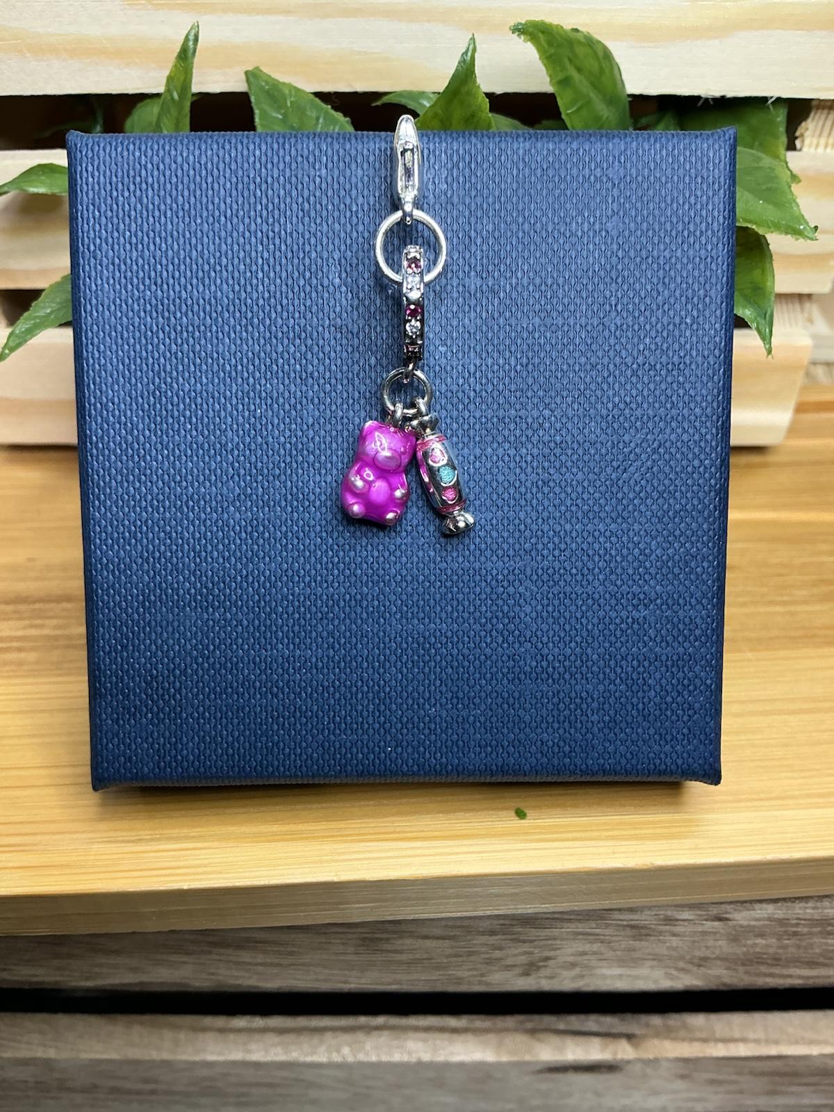 Pink Gummy Bear Charm