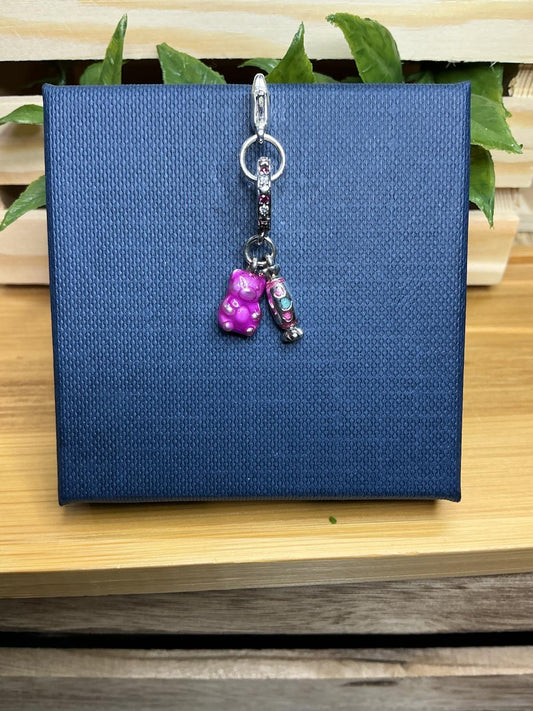 Pink Gummy Bear Charm