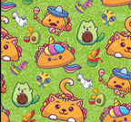 Taco Cat Pair & A Spare Socks