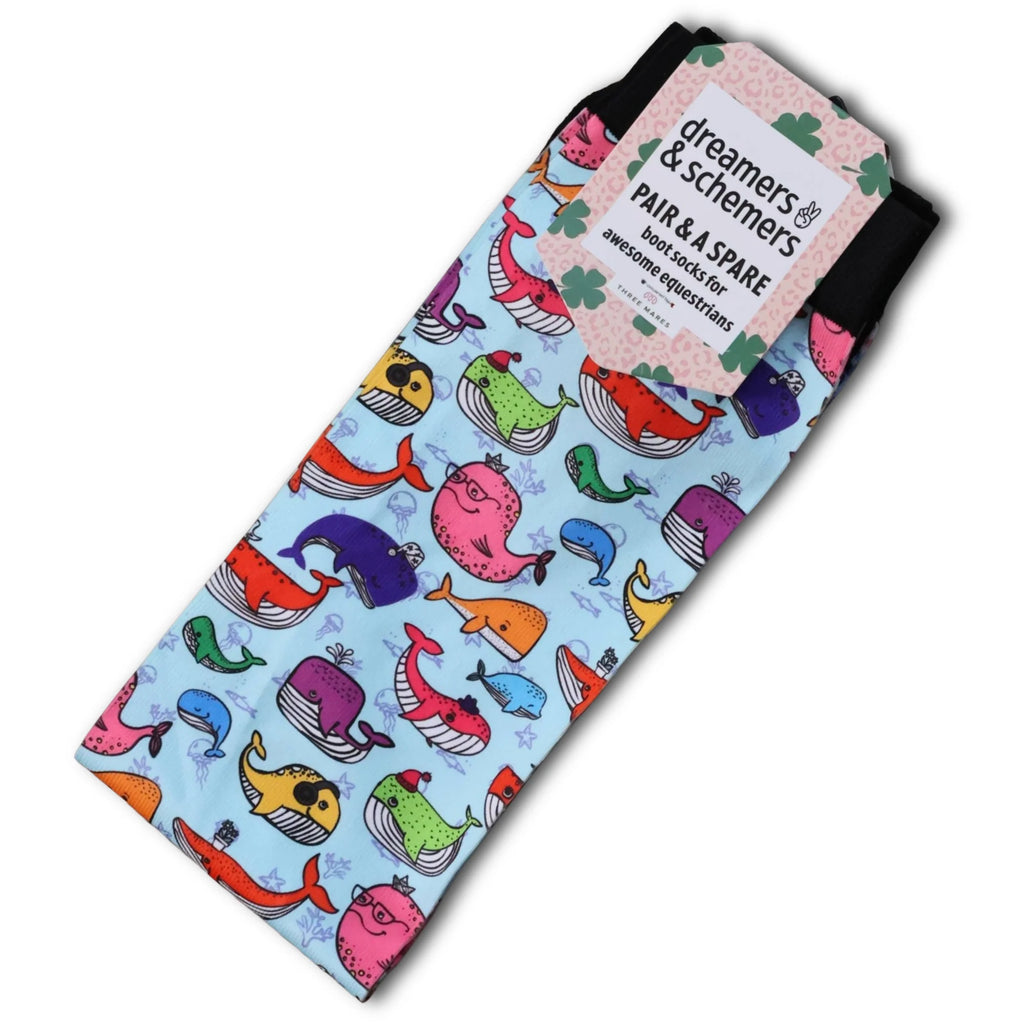 Whale Whale Whale Youth Pair & a Spare Socks